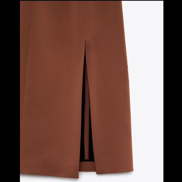 Zara MIDI BUSTIER DRESS - Picture 12 of 14